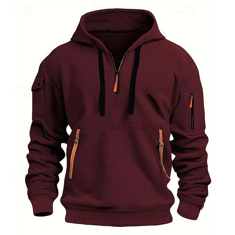 Dropped Shoulder Hooded Sweatshirt Men's Women's Plus Size Loose Pullover Fashion Sweatshirt - TWENTY ONE SEVEN