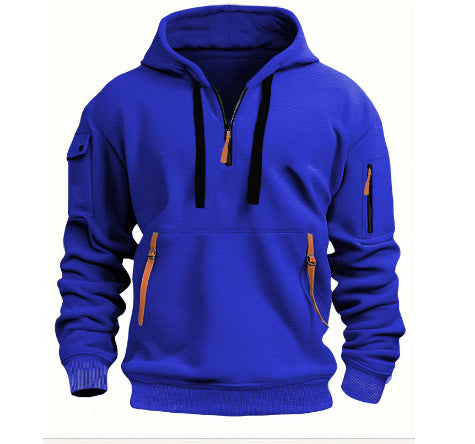 Dropped Shoulder Hooded Sweatshirt Men's Women's Plus Size Loose Pullover Fashion Sweatshirt - TWENTY ONE SEVEN