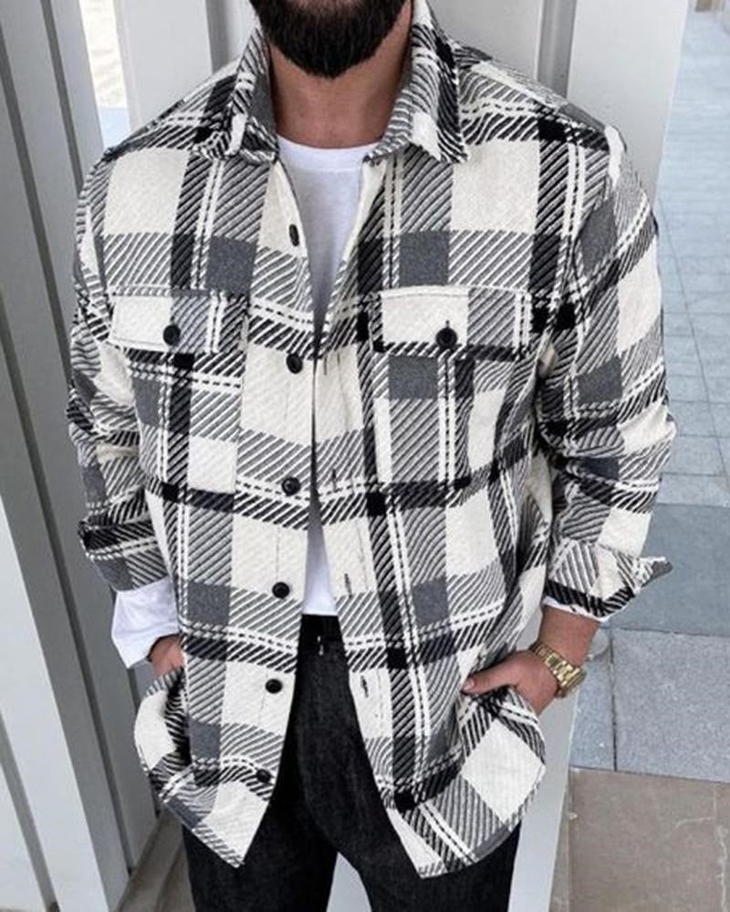 Youth Fashion Jacket with Stylish Lapels and Trendy Prints