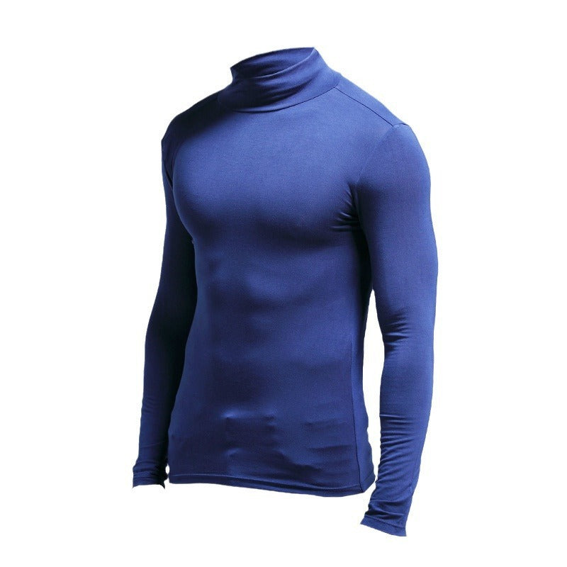 Long Sleeve Thin Tight Thermal Base Shirt Solid Color