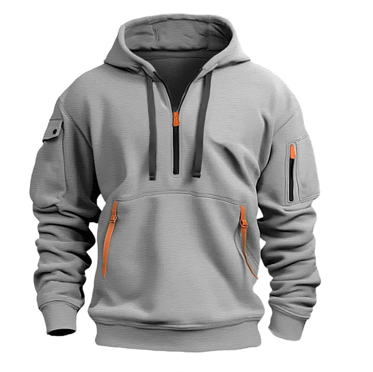 Dropped Shoulder Hooded Sweatshirt Men's Women's Plus Size Loose Pullover Fashion Sweatshirt - TWENTY ONE SEVEN