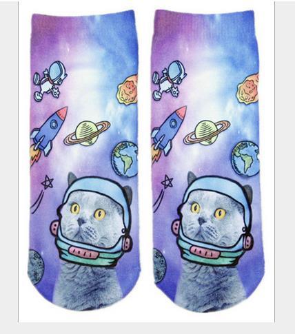 3D Printing Cartoon Socks - Creative Flip Flop Design for Men and Women