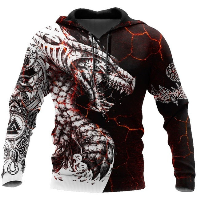 Animal Print Hoodies for Men - Cool Animal Print Street Trend