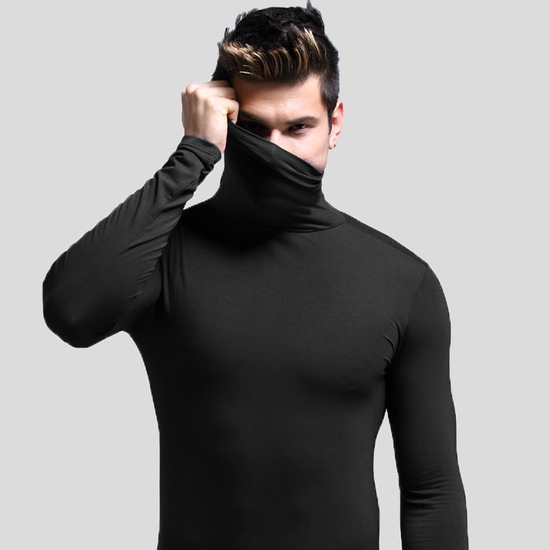 Long Sleeve Thin Tight Thermal Base Shirt Solid Color