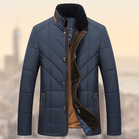 Padded Jacket for Middle-aged Men - Winter Clothes for Fathers