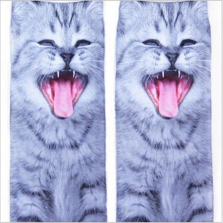3D Printing Cartoon Socks - Creative Flip Flop Design for Men and Women