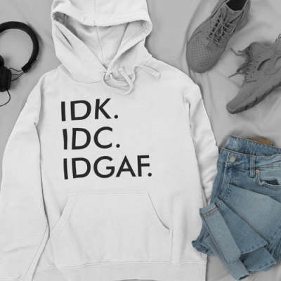 Korean Style Printed Sweater Loose Crew Neck Top