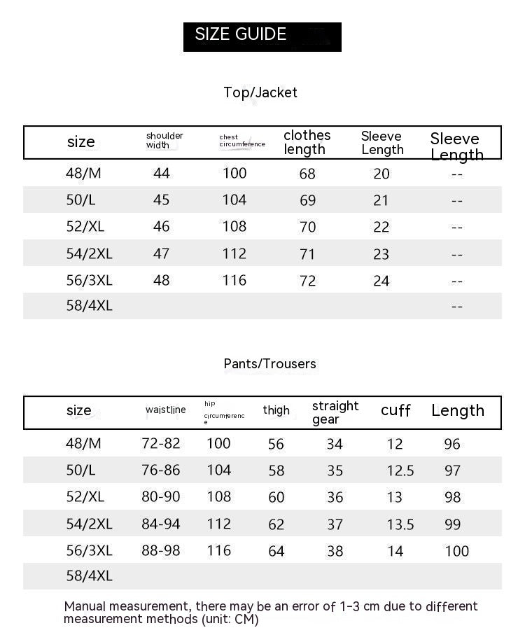 Summer Sports Suit for Men - High Elasticity Ice Silk Leisure Wear